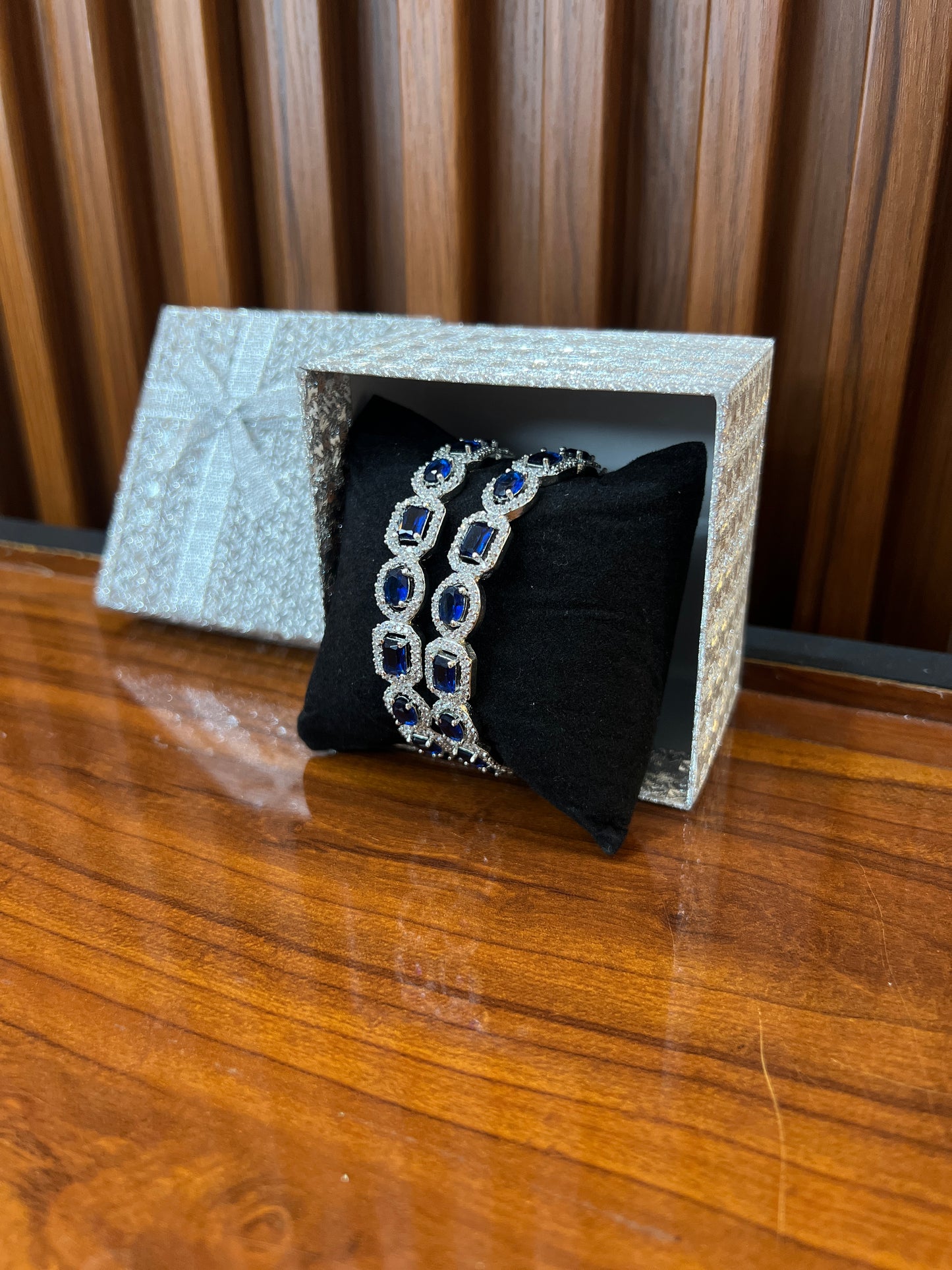 Midnight Sapphire Luxe Bangles