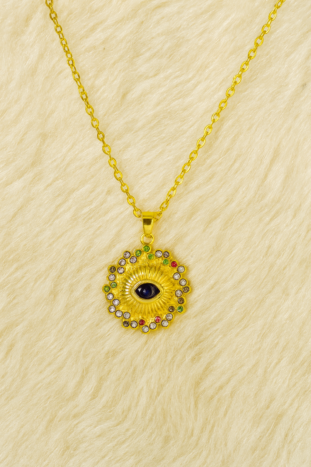 Eternal Aura Evil Eye Pendant