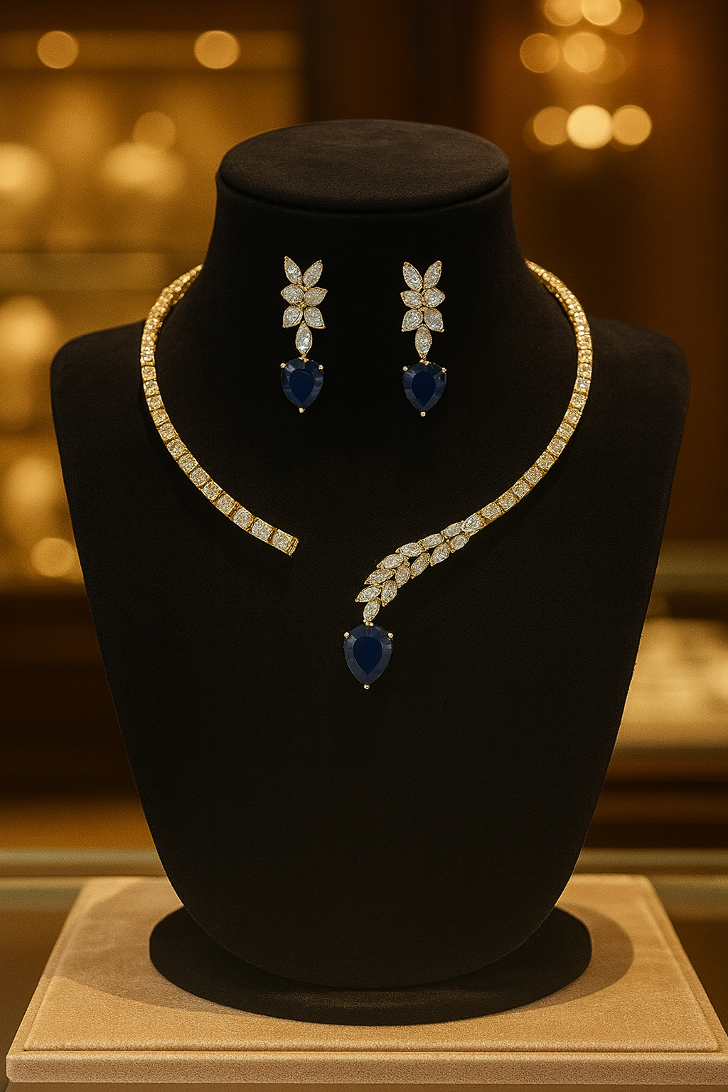 Midnight Elegance Necklace Set