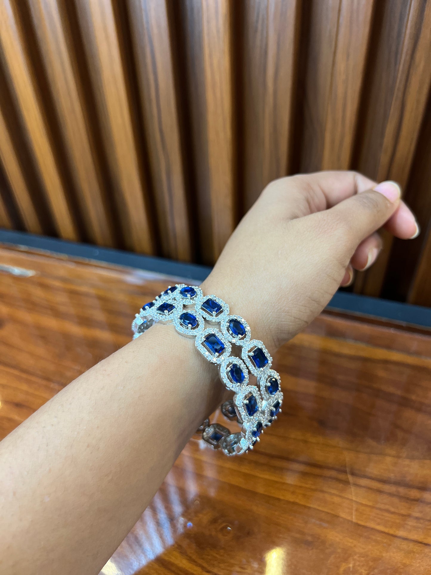 Midnight Sapphire Luxe Bangles