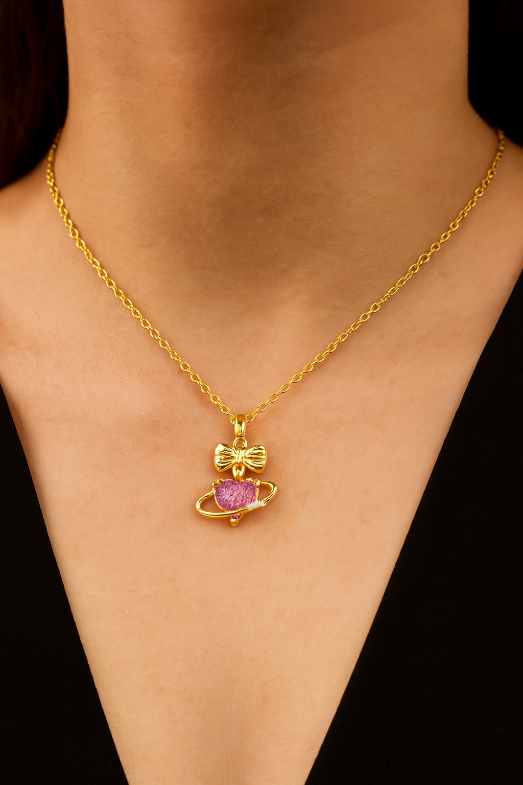 Celestial Heart Orbit Pendant