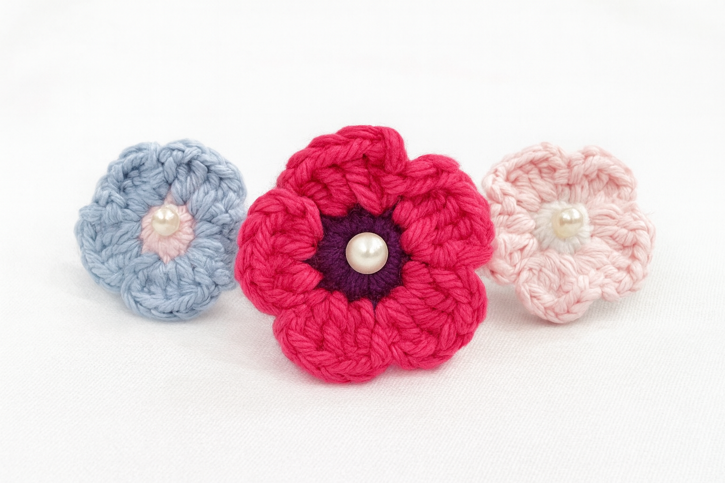 Timeless Blossom Crochet Ring