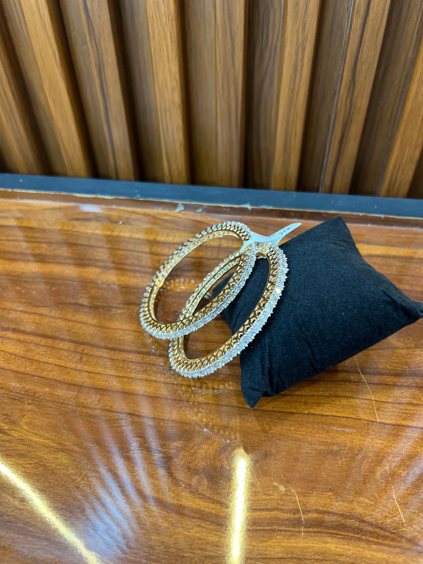 Diamond Drama Duo Bangles