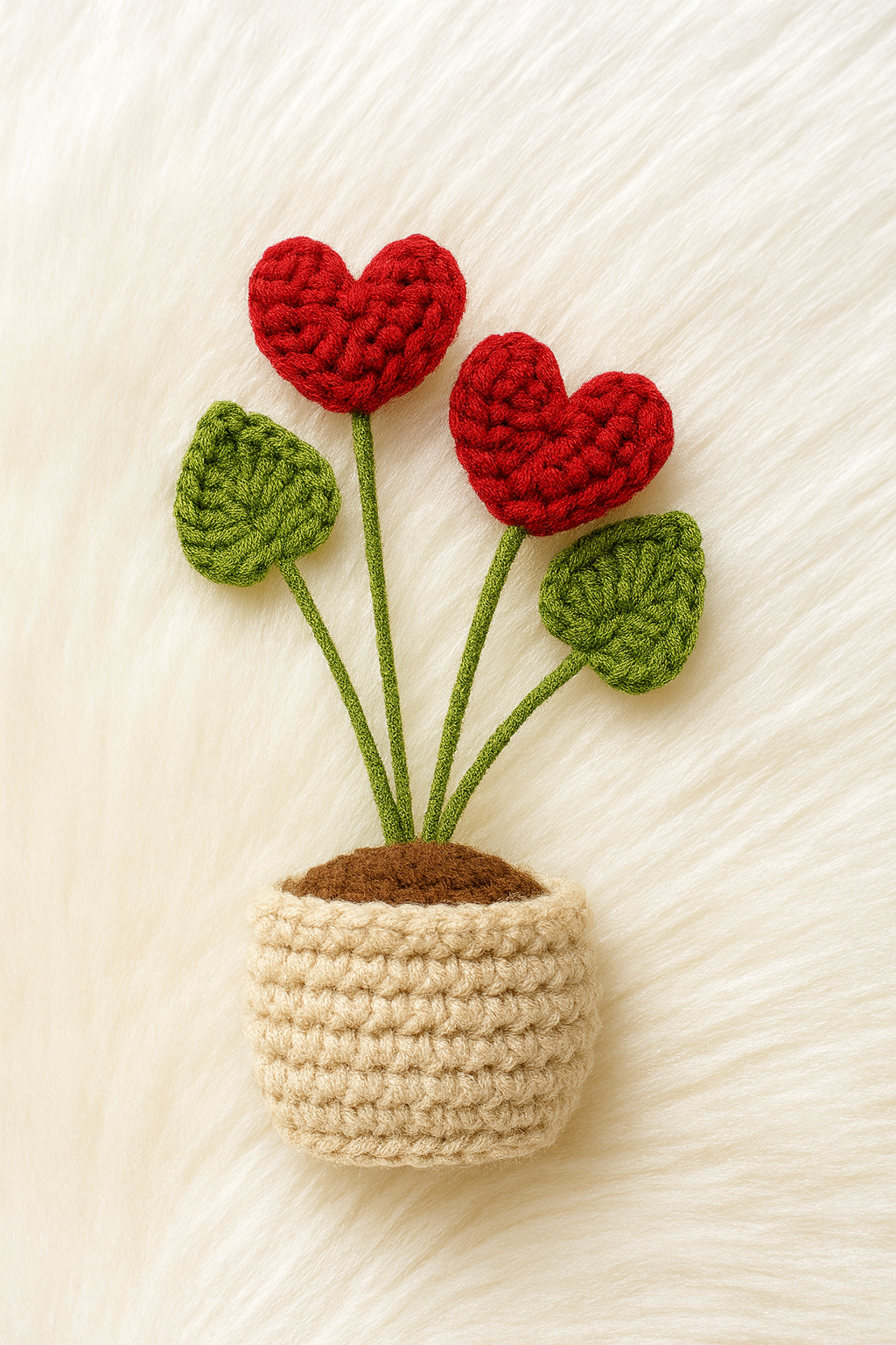 Forever Love Heart Plant Pot