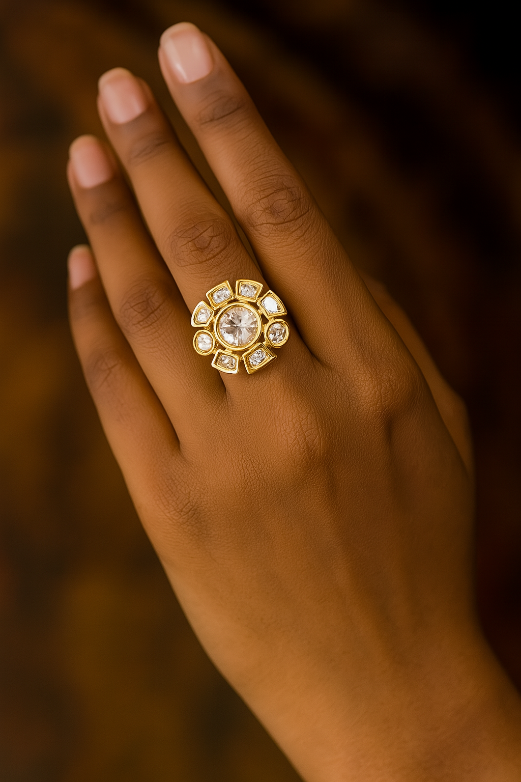 Floral Radiance Ring