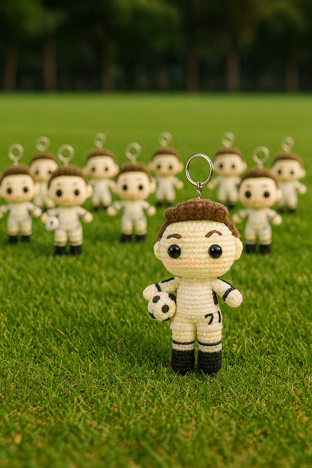 Ronaldo Crochet Charm