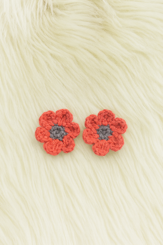 ScarletBloom Crochet Clip