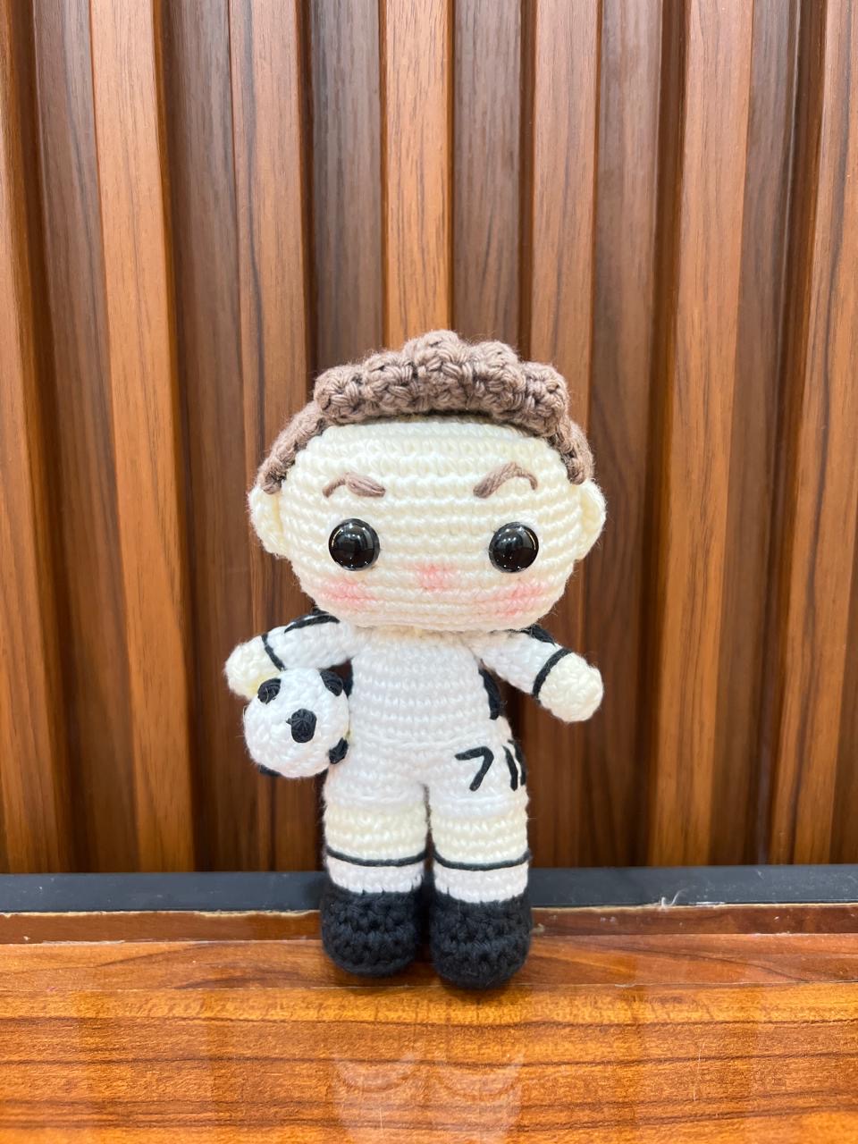 Ronaldo Crochet Charm