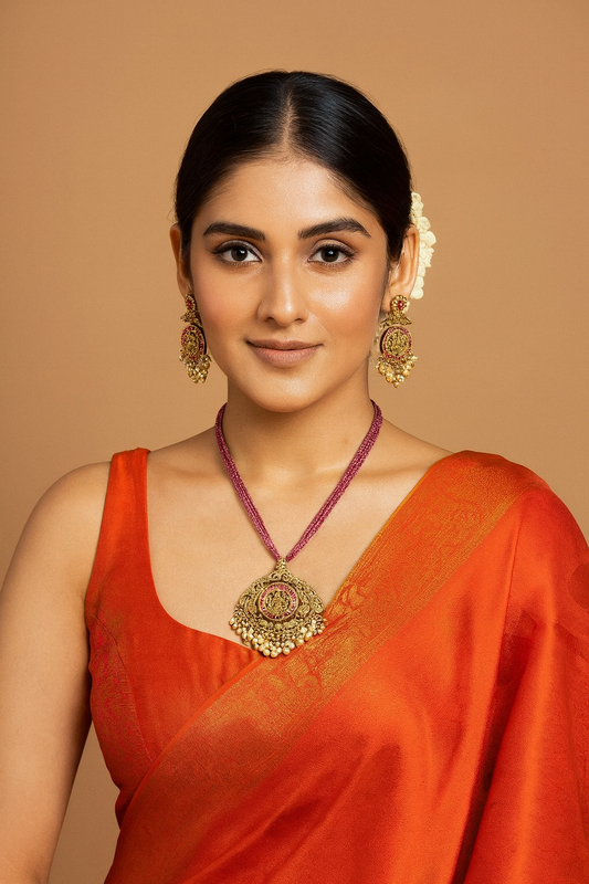 Rani Maharani Temple Glam Set