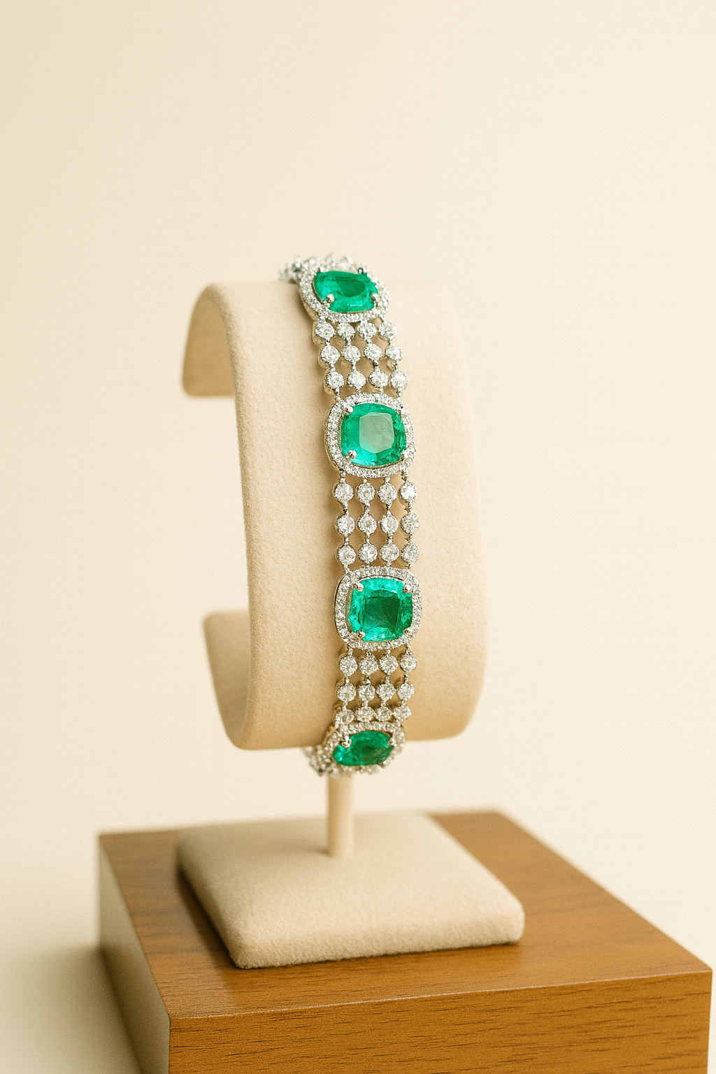 Wristfully Yours, Emerald Queen Bracelet
