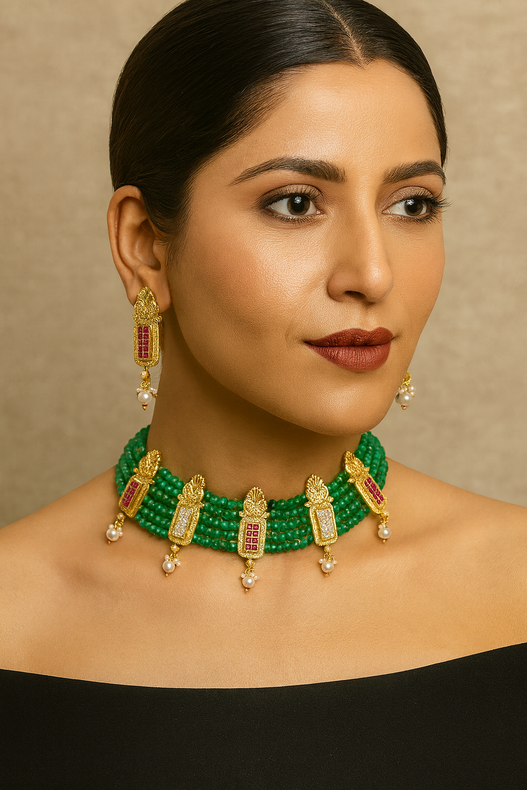 Emerald Queen Choker