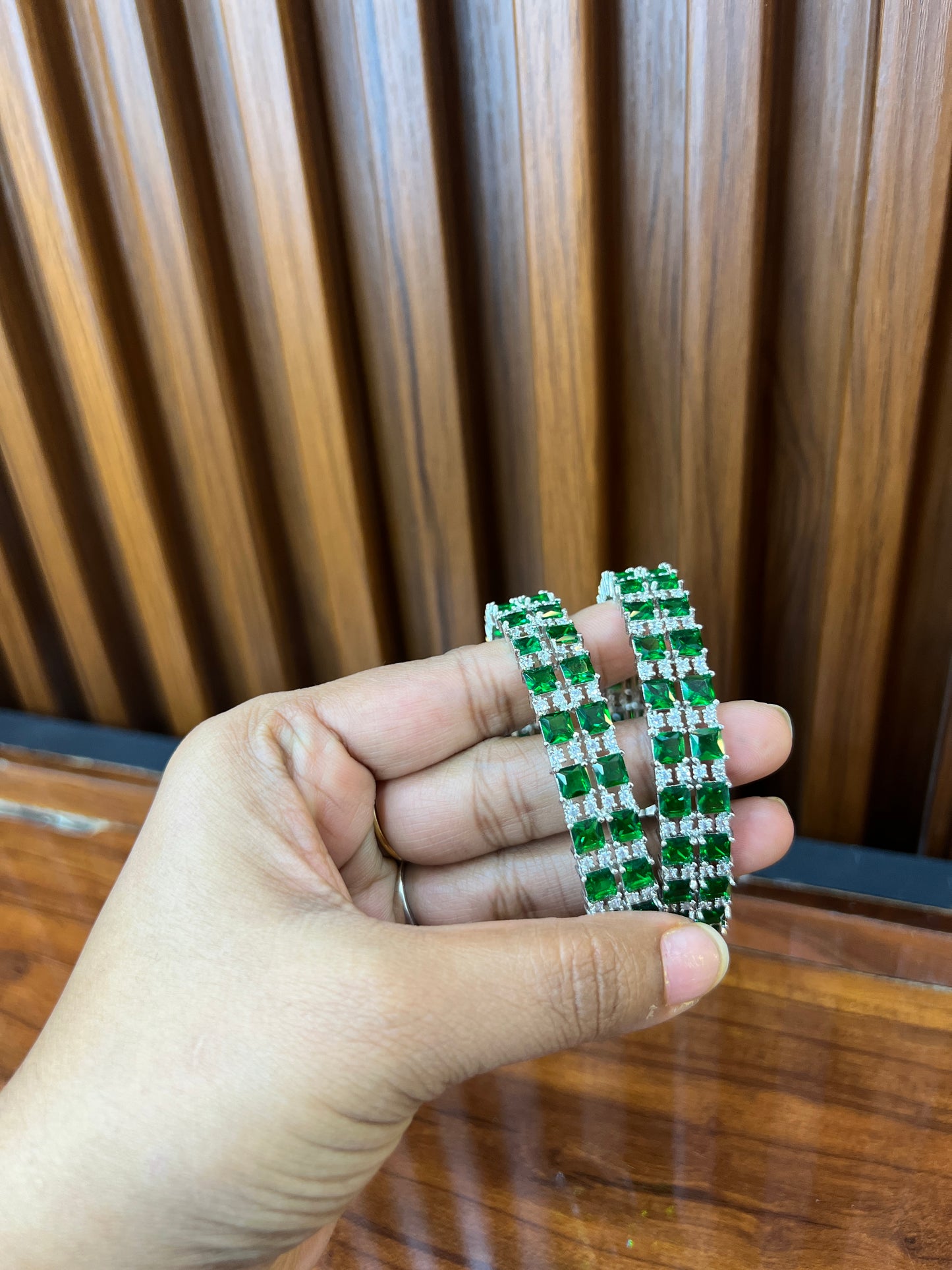 Emerald Envy Bangles