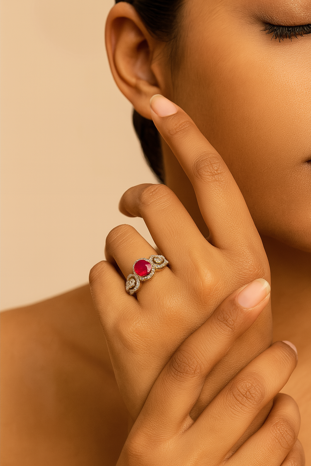 Royal Radiance Ruby Ring