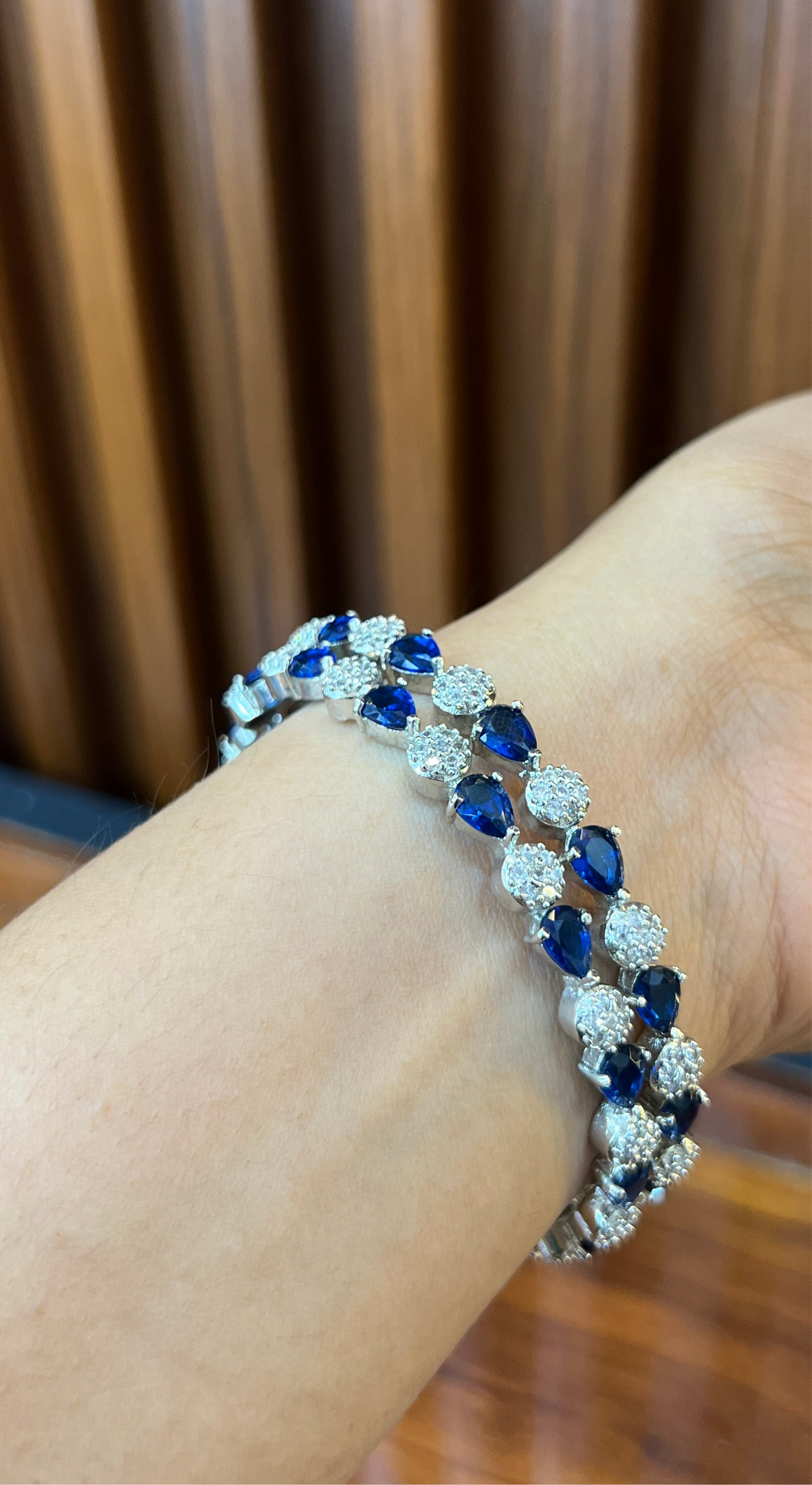Ocean Sapphire Elegance Bangles