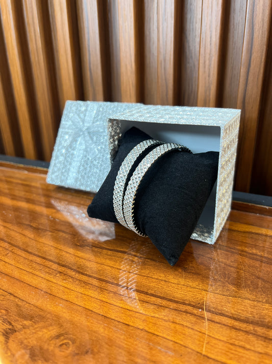 Diamond Drape Bangles