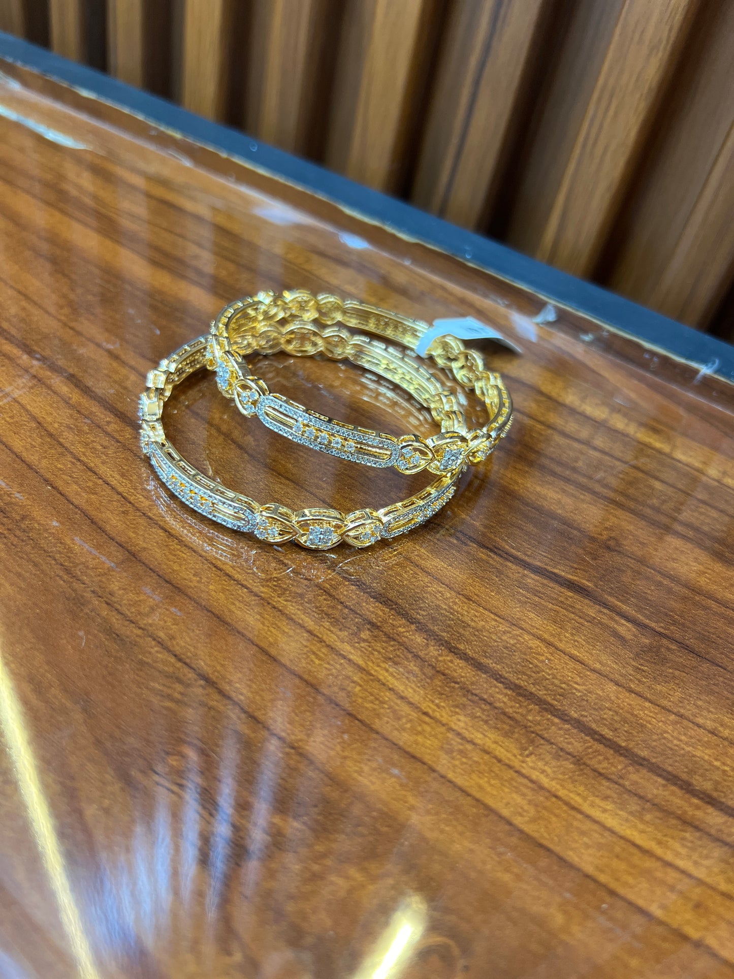 Royal Radiance Gold-Tone Bangles