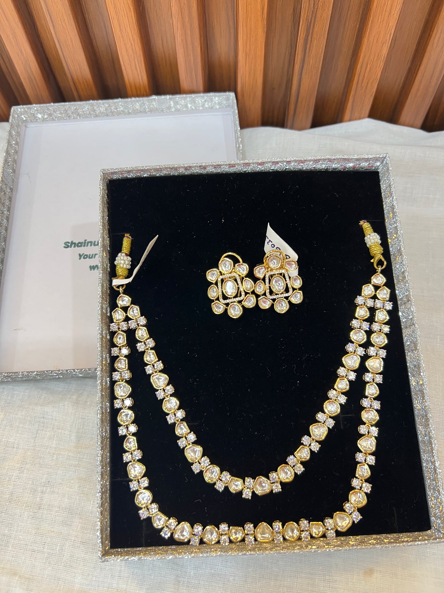 Royal Kundan Polki Necklace Set