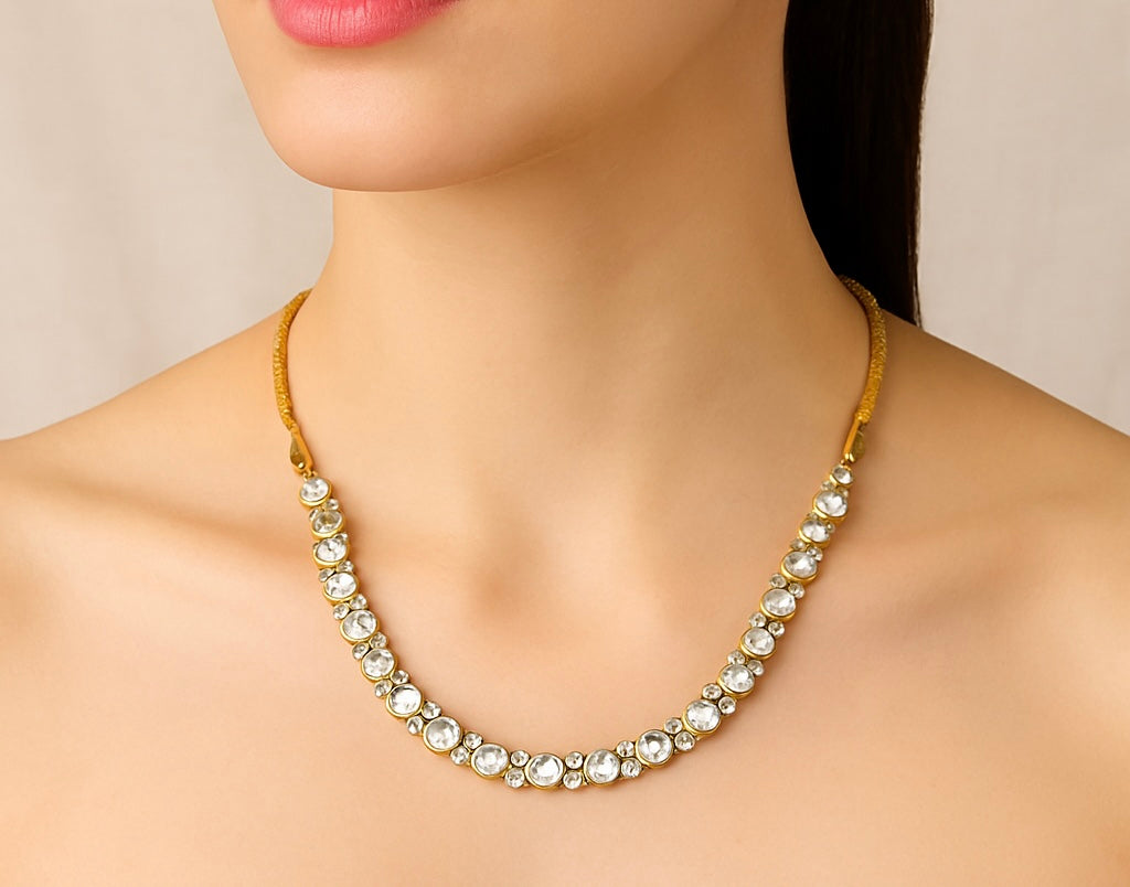 Kundan & Polki Necklace Set