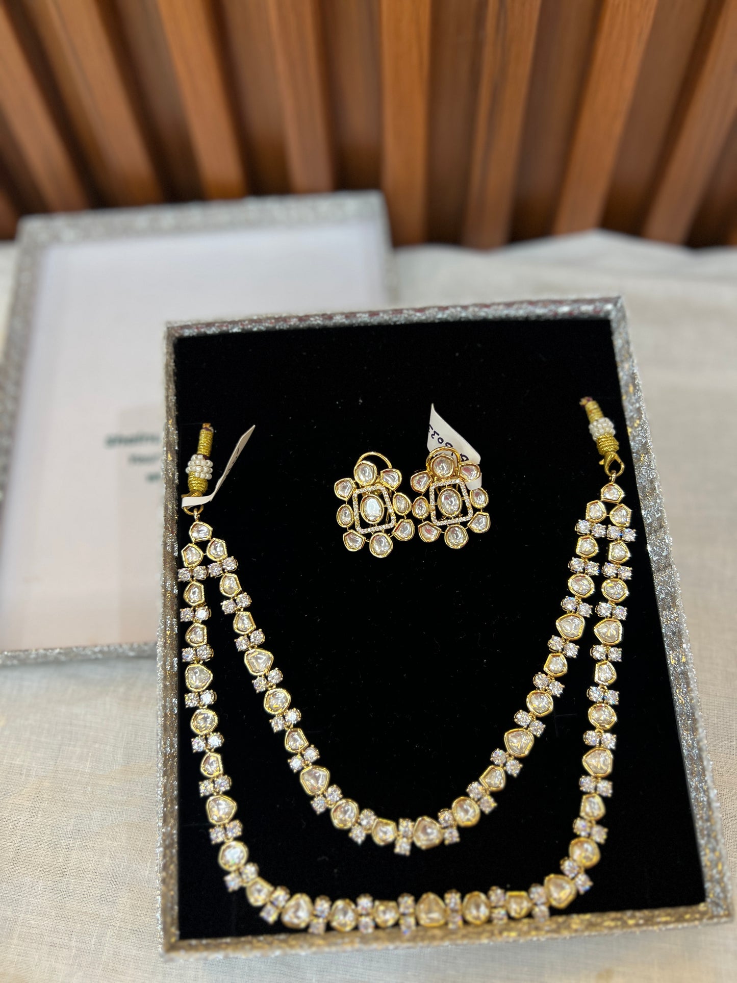 Royal Kundan Polki Necklace Set
