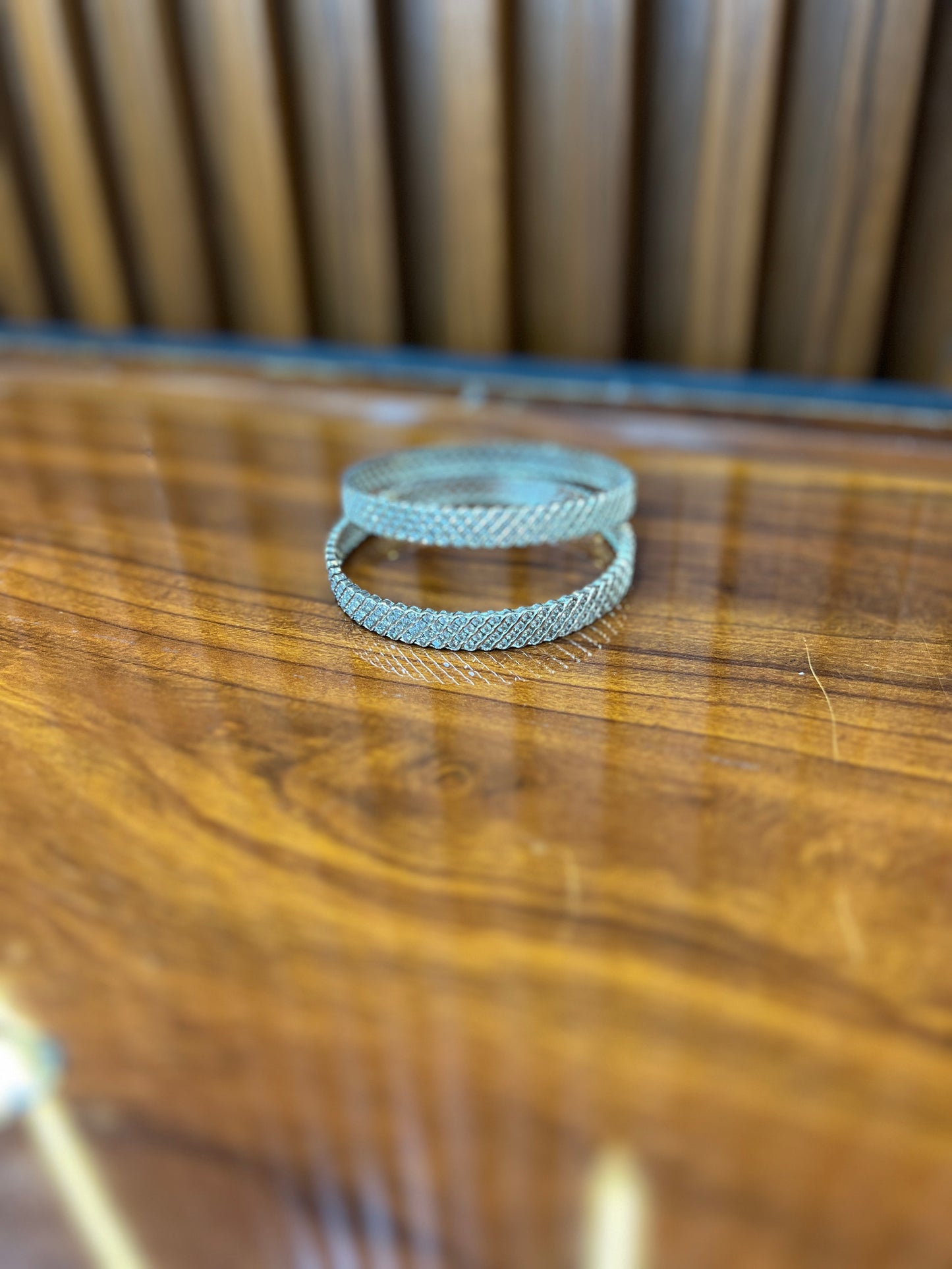 Diamond Drape Bangles