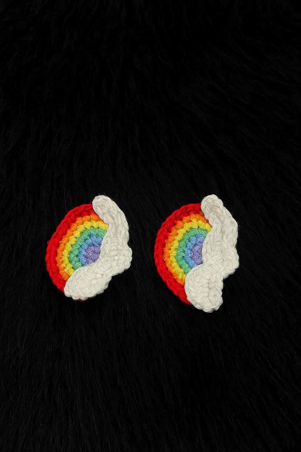 RainbowWhisper Crochet Clip