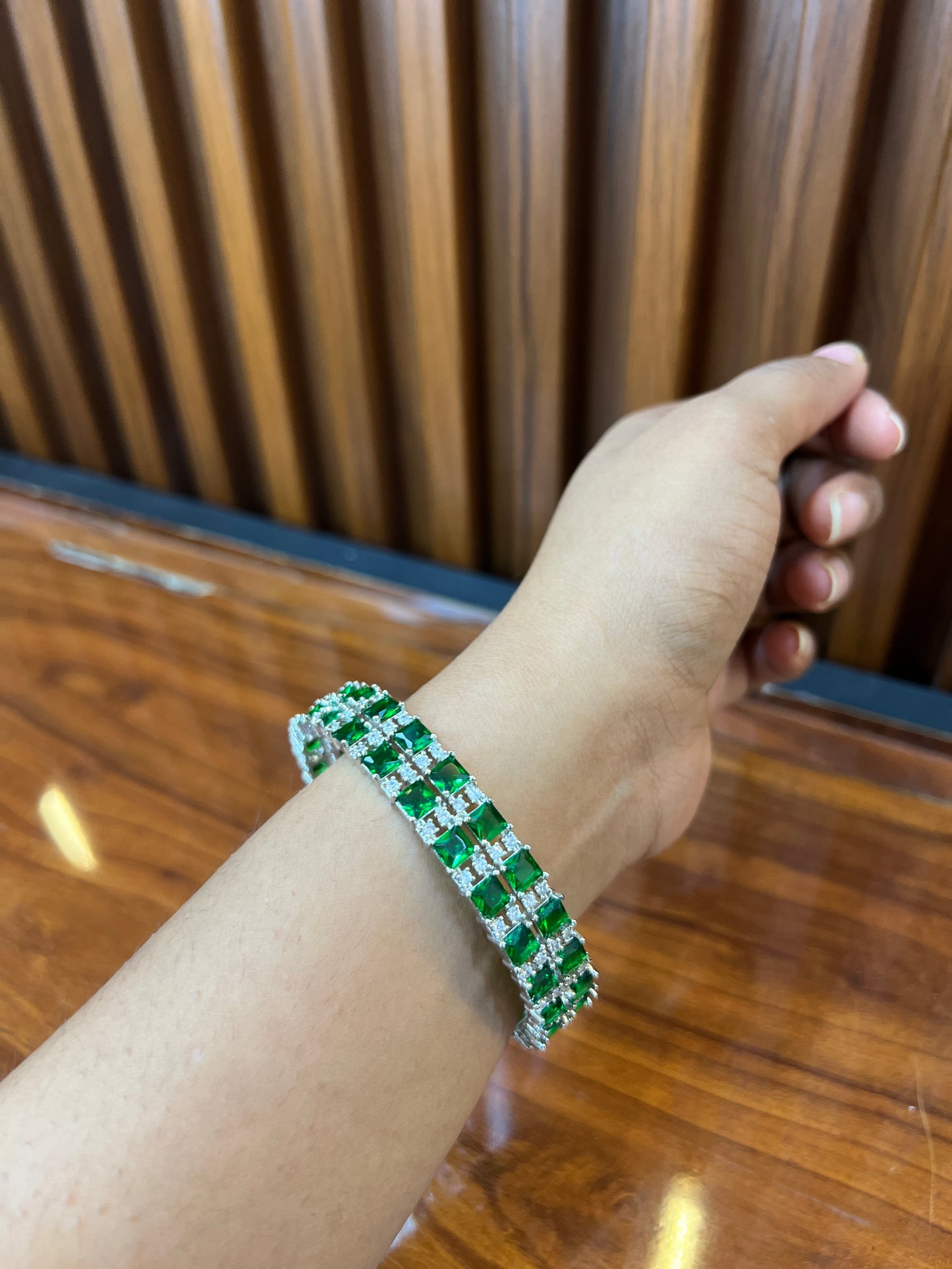 Emerald Envy Bangles
