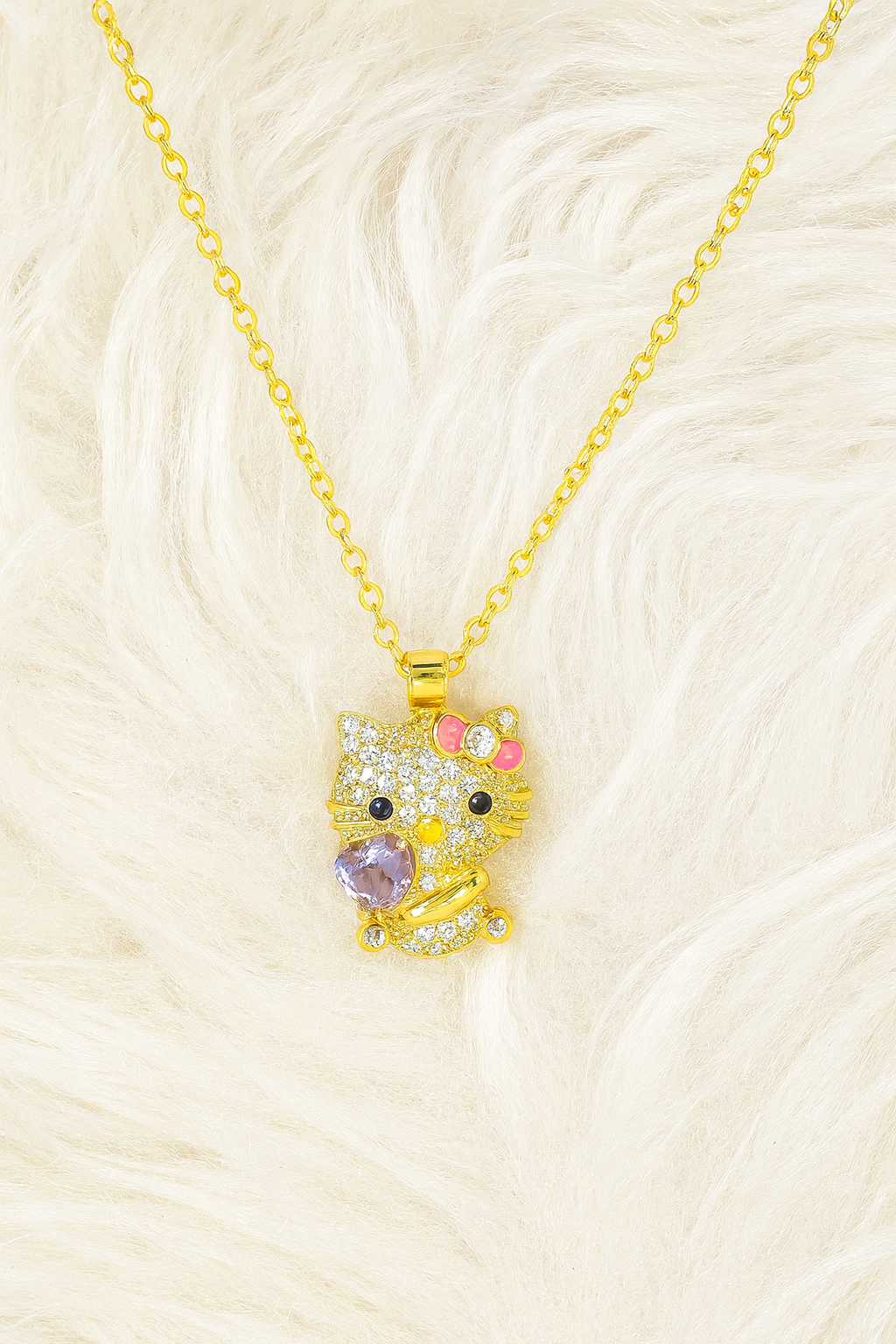 Kitty Luxe Spark Pendant