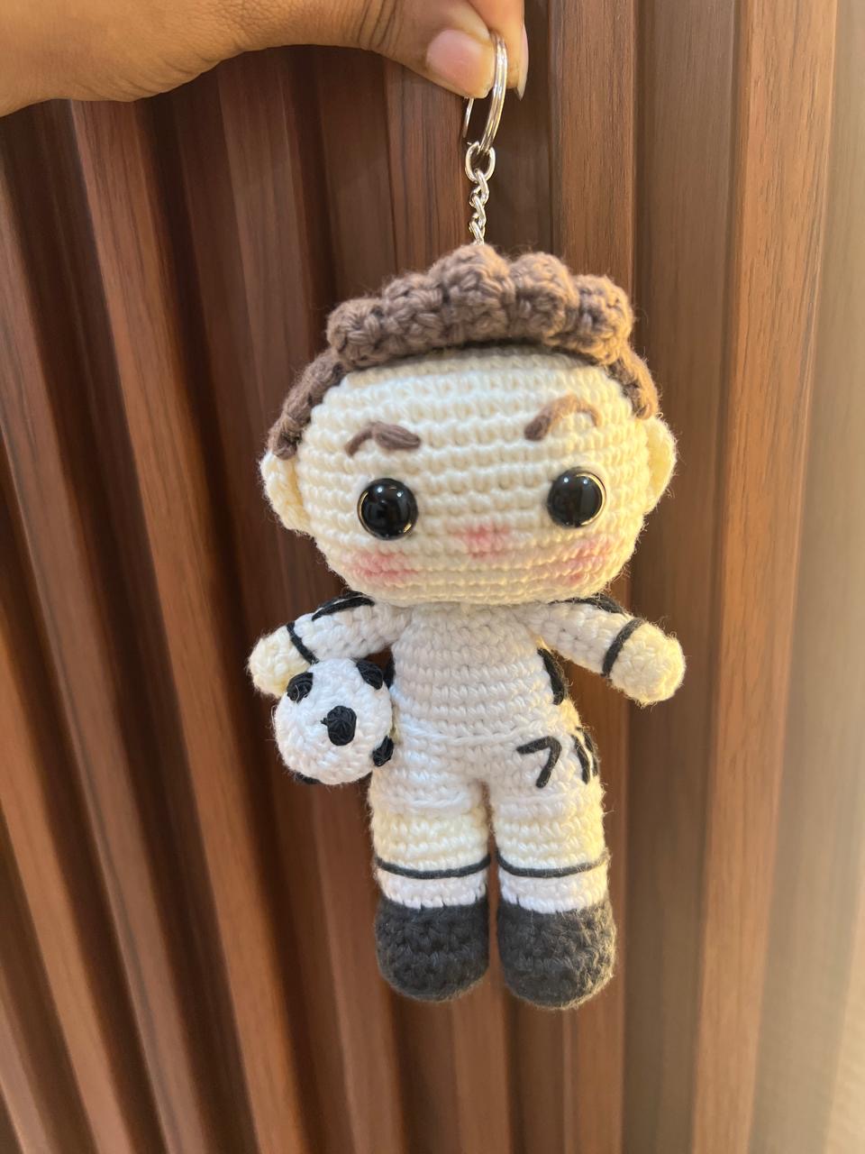 Ronaldo Crochet Charm
