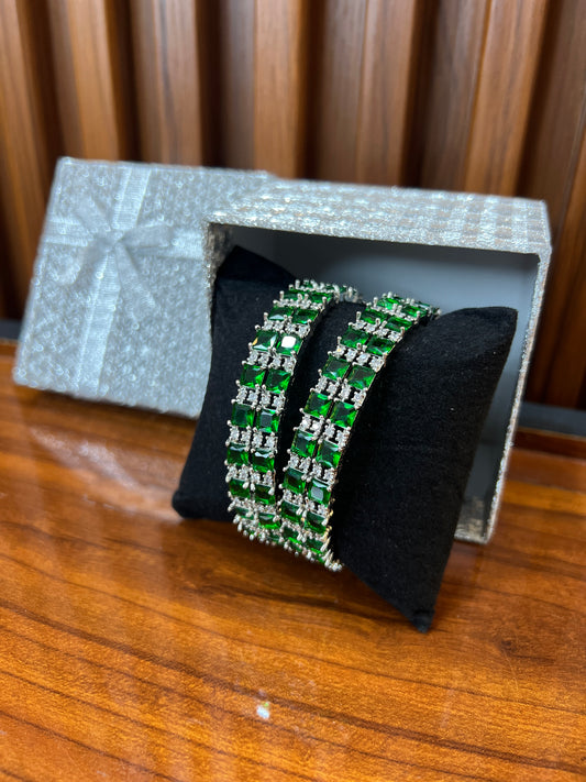 Emerald Envy Bangles