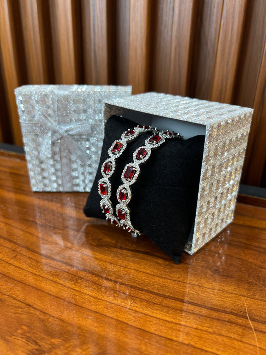 Crimson Royale Bangles