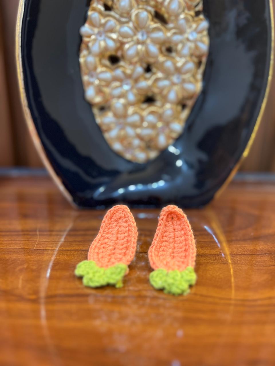 Carrot Cutie Crochet Clip