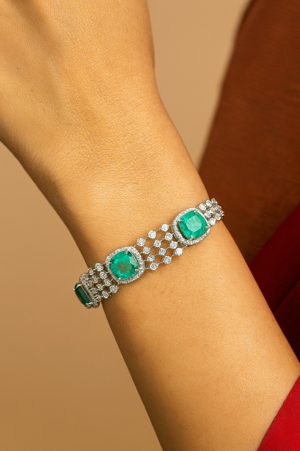 Wristfully Yours, Emerald Queen Bracelet