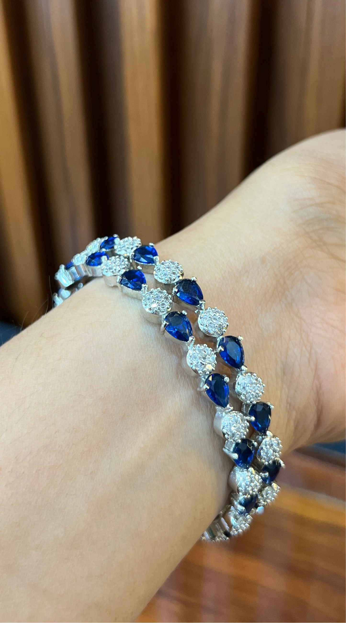 Ocean Sapphire Elegance Bangles