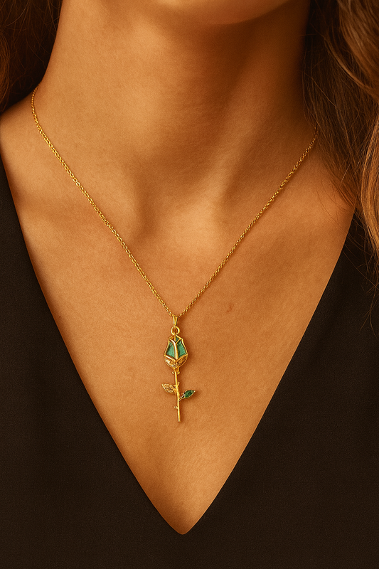 Emerald Bloom Pendant