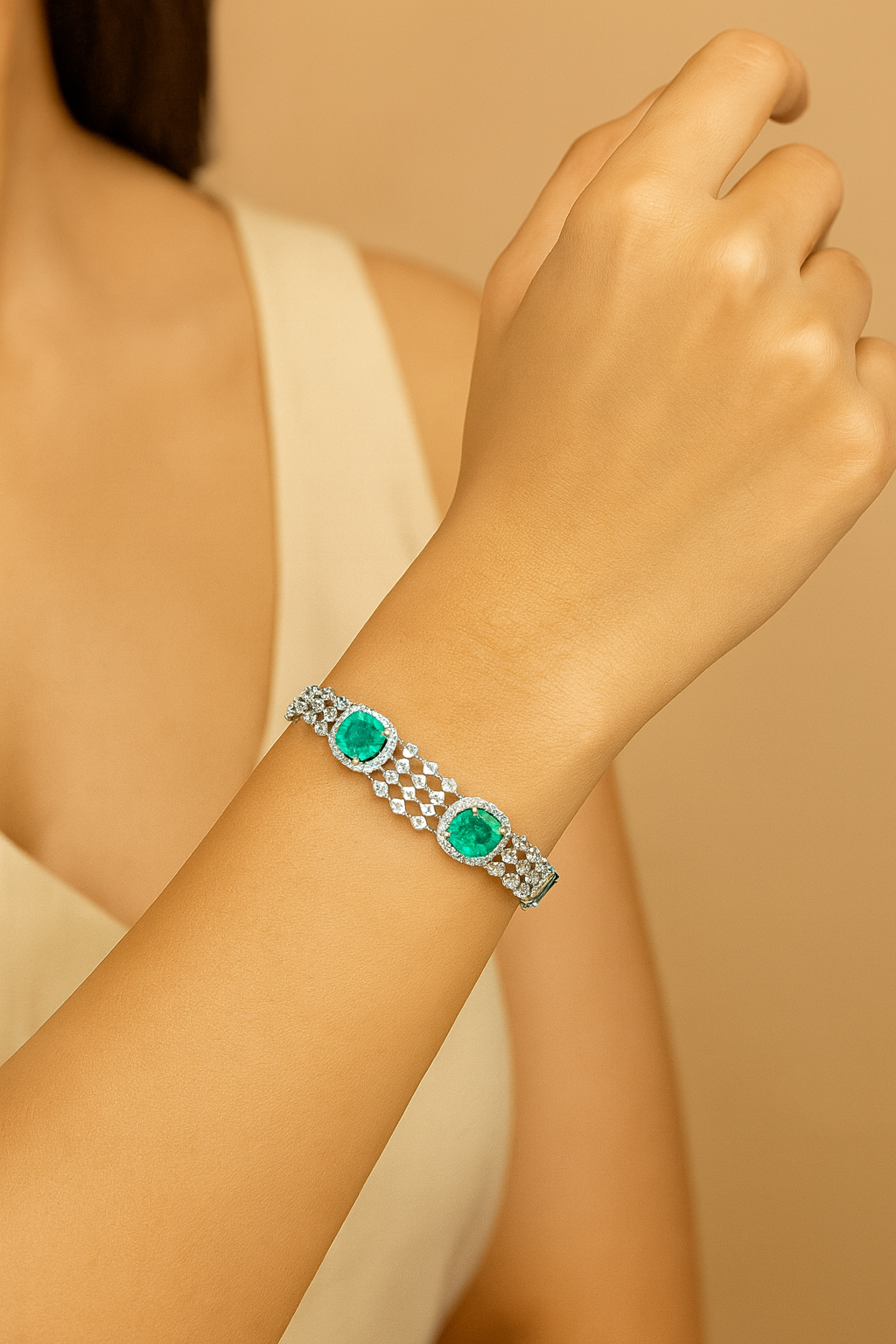Wristfully Yours, Emerald Queen Bracelet