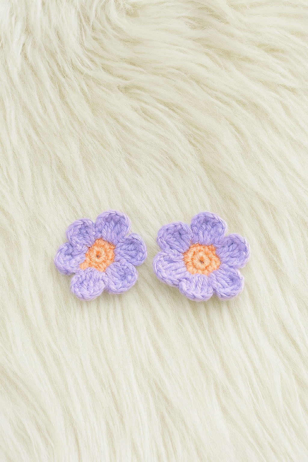 Lavender Bloom Crochet Clip