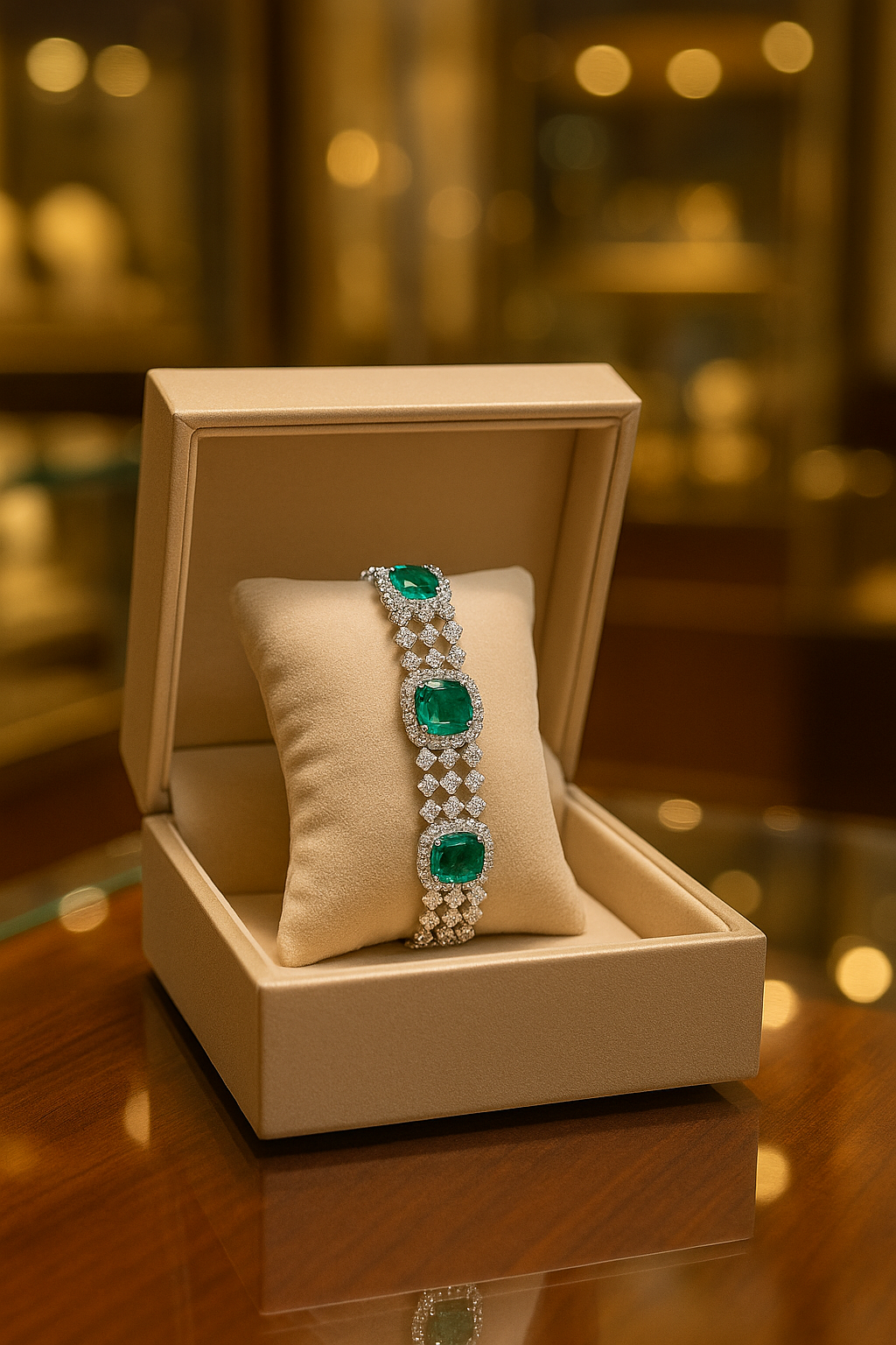 Wristfully Yours, Emerald Queen Bracelet