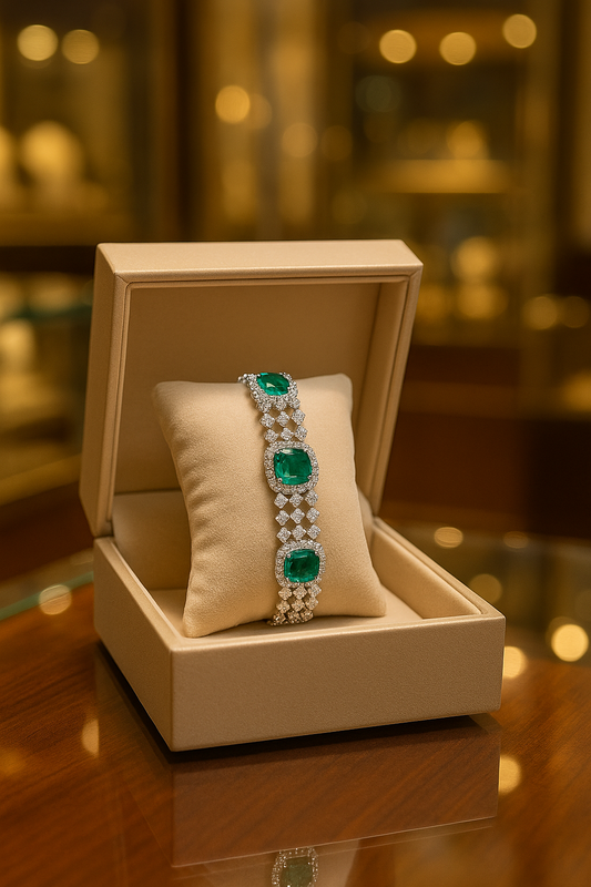 Wristfully Yours, Emerald Queen Bracelet