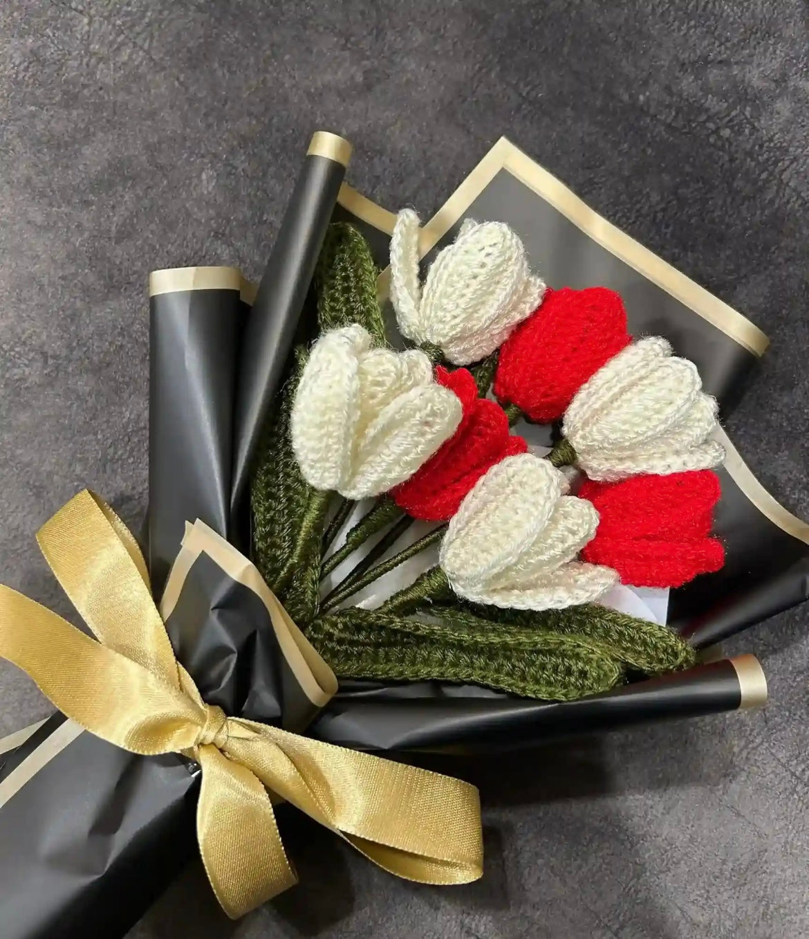 Crochet Tulip Bouquet