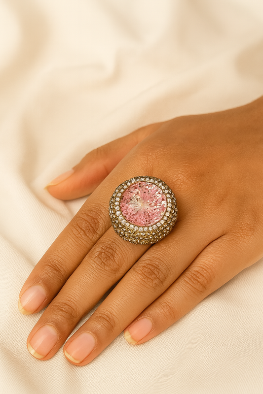Floral Dome Statement Ring
