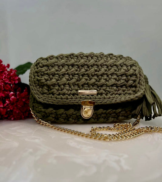 Olive Green Sling Bag