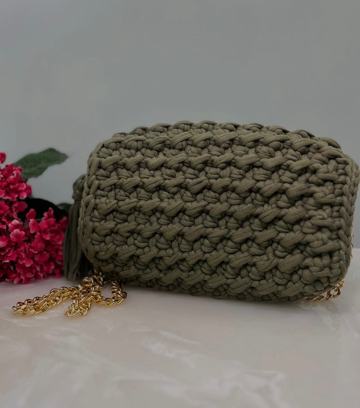 Olive Green Sling Bag
