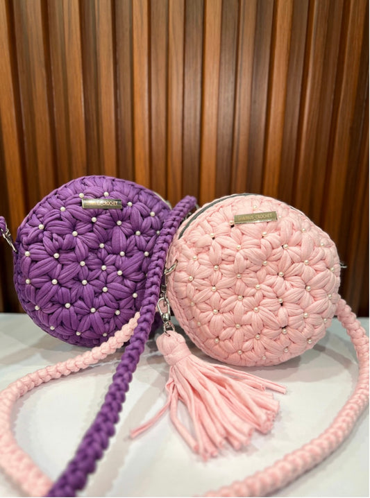 Plum Perfect Hand-Crocheted Sling