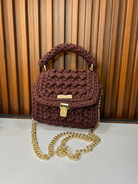 Rosy Bow Charm Bag