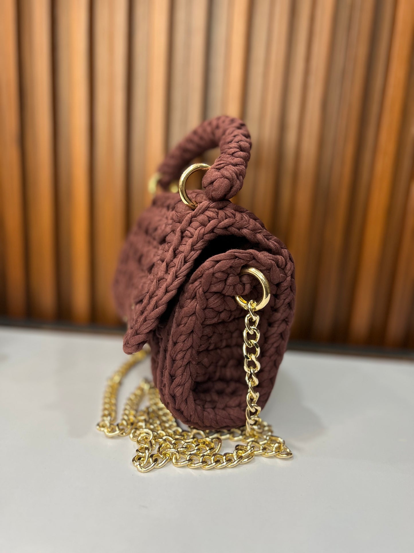 Rosy Bow Charm Bag