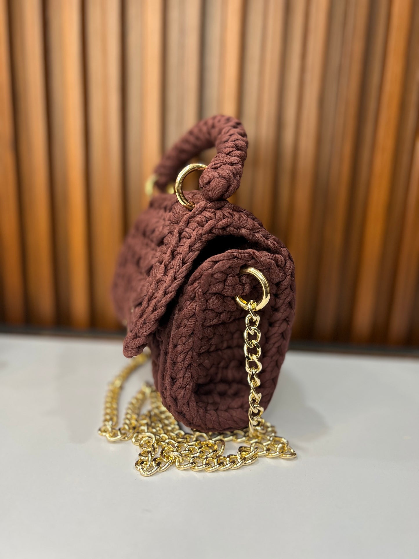 Rosy Bow Charm Bag